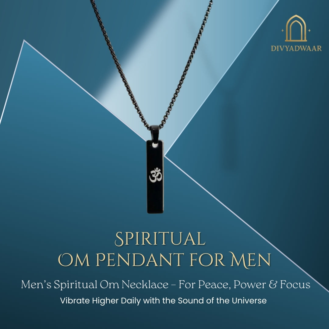 Spiritual Om Pendant Necklaces for Men