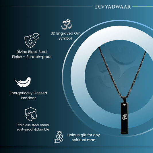 Spiritual Om Pendant Necklaces for Men